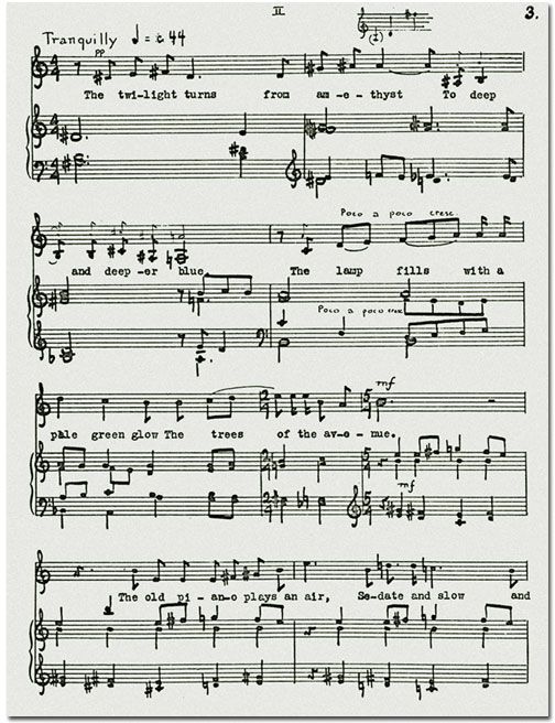 Score of Twilight Turns
