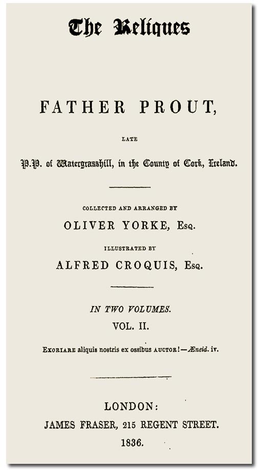 The Reliques of Father Prout